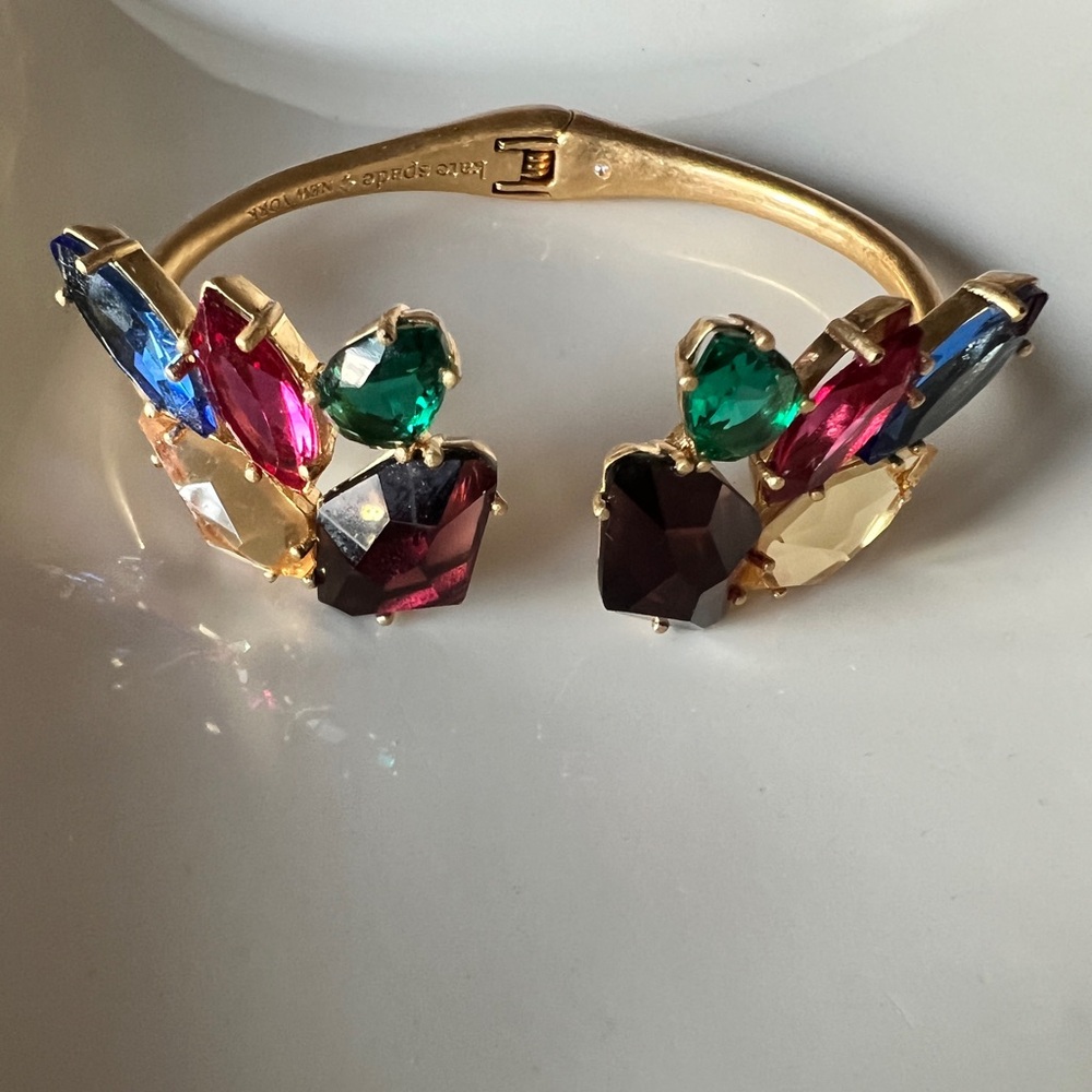 Kate Spade Rock It Hinged Bangle - EUC